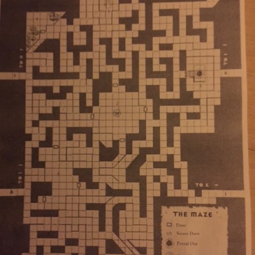 Das Labyrinth wie es unser Spielleiter sah